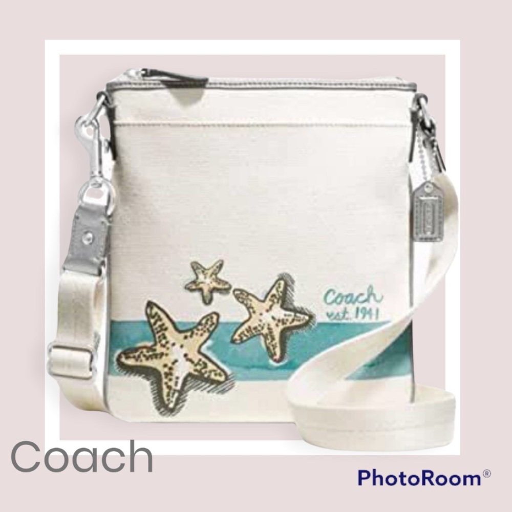 Coach crossbody bag with star fish design